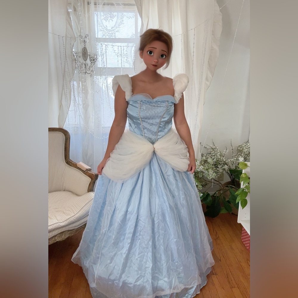 Elegant Cinderella Costume for Halloween or Cosplay
